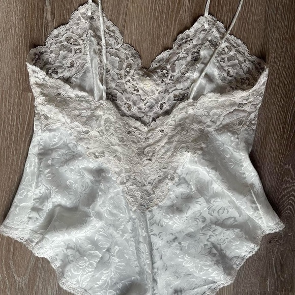 Vintage Christian Dior Lingerie White Teddy - Picture 6 of 8